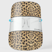 Leopard Spot Skin Print Personalized Face Shield (Front)