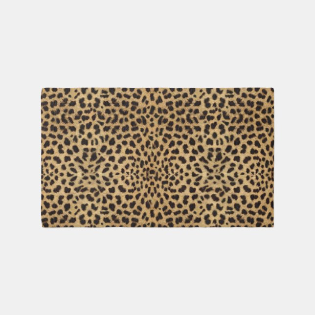 Leopard Spot Skin Print Rug (Front)