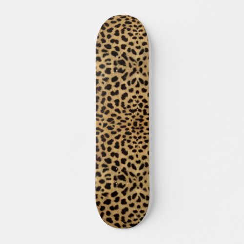 Leopard Spot Skin Print Skateboard Deck