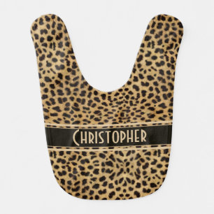 Leopard Spot To Personalize Bib