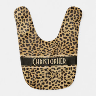 Leopard Spot To Personalize Bib