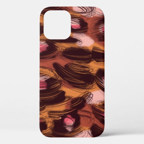 Leopard Spots African Animal Pattern iPhone 12 Case