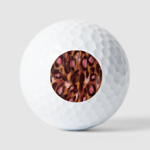 Leopard Spots African Animal Pattern Golf Balls