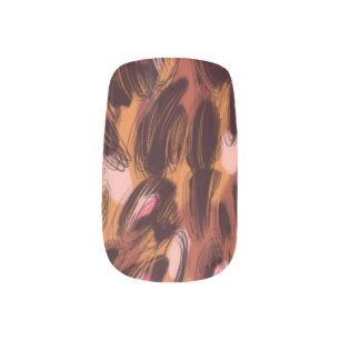 Leopard Spots African Animal Pattern Minx Nail Art