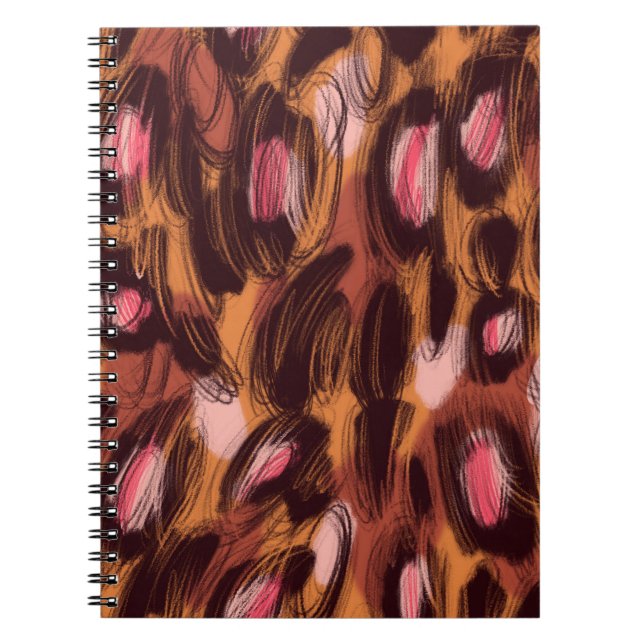 Leopard Spots African Animal Pattern Notebook (Front)