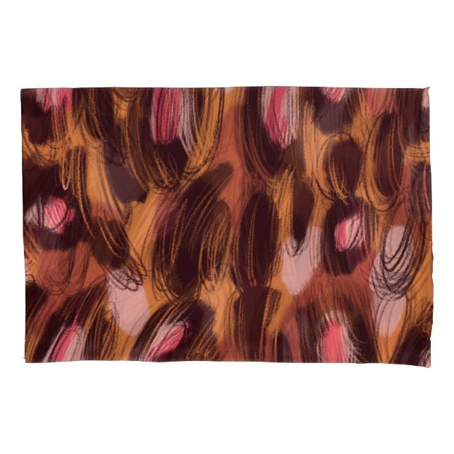 Leopard Spots African Animal Pattern Pillow Case (Front)