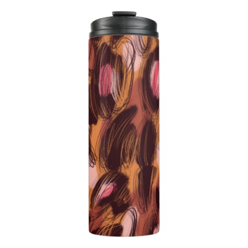 Leopard Spots African Animal Pattern Thermal Tumbler