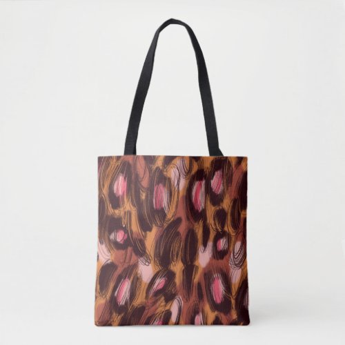 Leopard Spots African Animal Pattern Tote Bag