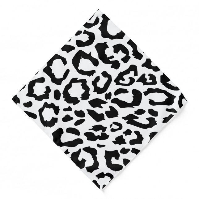 Leopard Spots  Animal Print Pattern Bandana (Front)