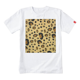 Leopard Spots Brushed Fur Texture Look Zazzle HEART T-Shirt