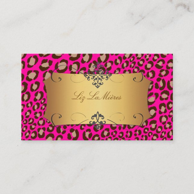 Leopard spots / business cards (Front)