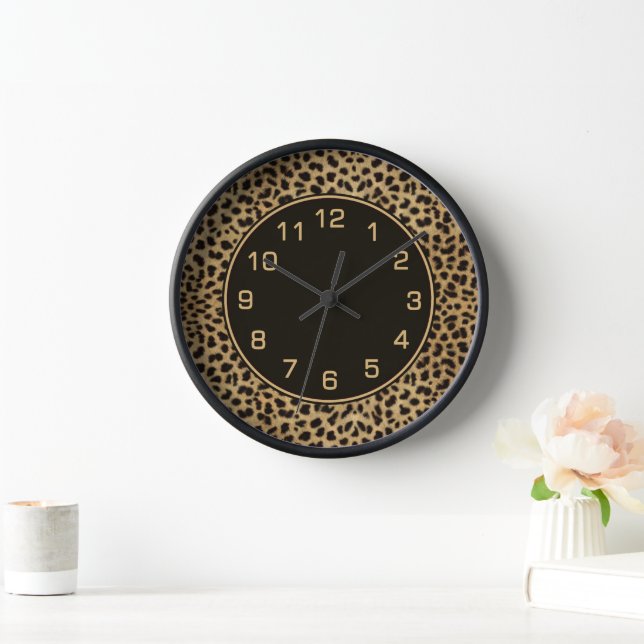 Leopard Spots Clock (Home)