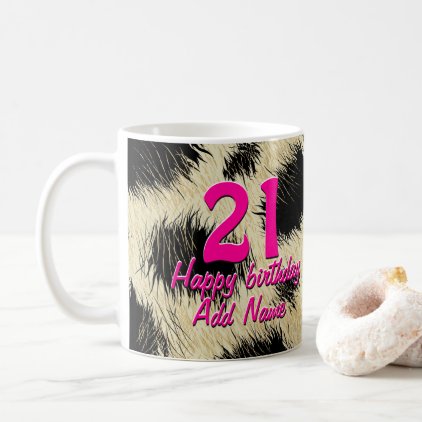 Leopard spots coffee mug