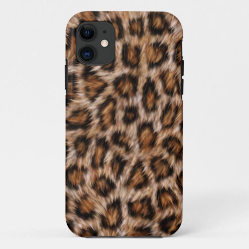 Leopard Spots Fur Jaguar Animal Cat skin Patternj iPhone 11 Case