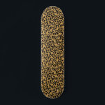 Leopard Spots Gold Fur Jaguar Pattern Skateboard<br><div class="desc">This design may be personalized by choosing the customize option to add text or make other changes. If this product has the option to transfer the design to another item, please make sure to adjust the design to fit if needed. Contact me at colorflowcreations@gmail.com if you wish to have this...</div>