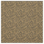 Leopard Spots Gold Metallic Fur Cat Animal Print Fabric