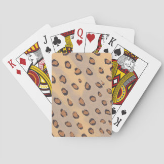 Leopard Spots Painting Playing Cards