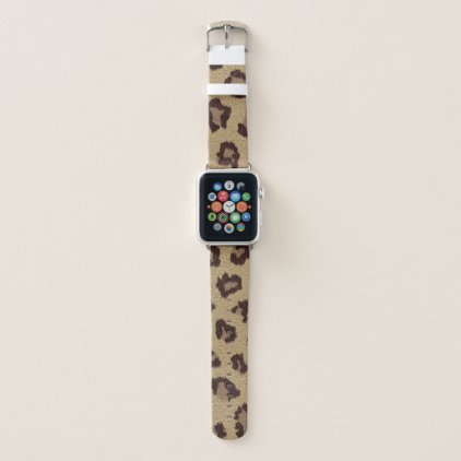 Leopard Spots Pattern Apple Watch Band