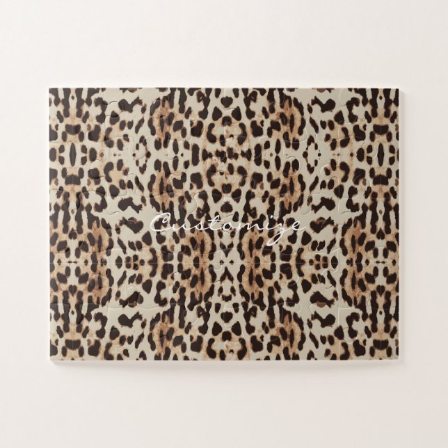 Leopard Spots Pattern Thunder_Cove Jigsaw Puzzle (Horizontal)