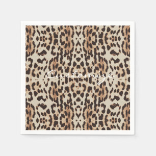 Leopard Spots Pattern Thunder_Cove Napkins