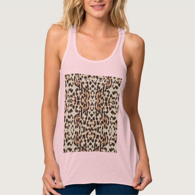 Leopard Spots Pattern Thunder_Cove Tank Top (Front)