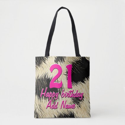 Leopard spots tote bag