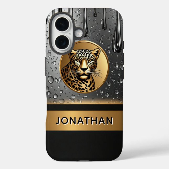 Leopard Strength Custom Design 🐆 Case-Mate iPhone Case (Back)