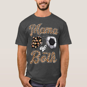 Leopard Sunglasses Cheer Mom Soccer Mom Of Both Mo T-Shirt