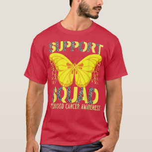 Leopard Support Squad Childhood Cancer Awareness T-Shirt