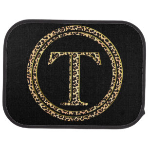 Leopard T Car Floor Mat