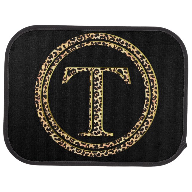 Leopard T Car Floor Mat (Rear)