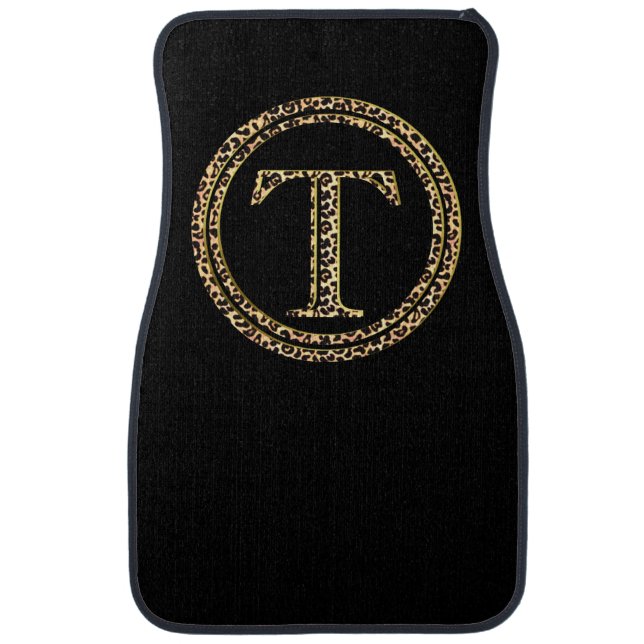 Leopard T Car Mat (Front)