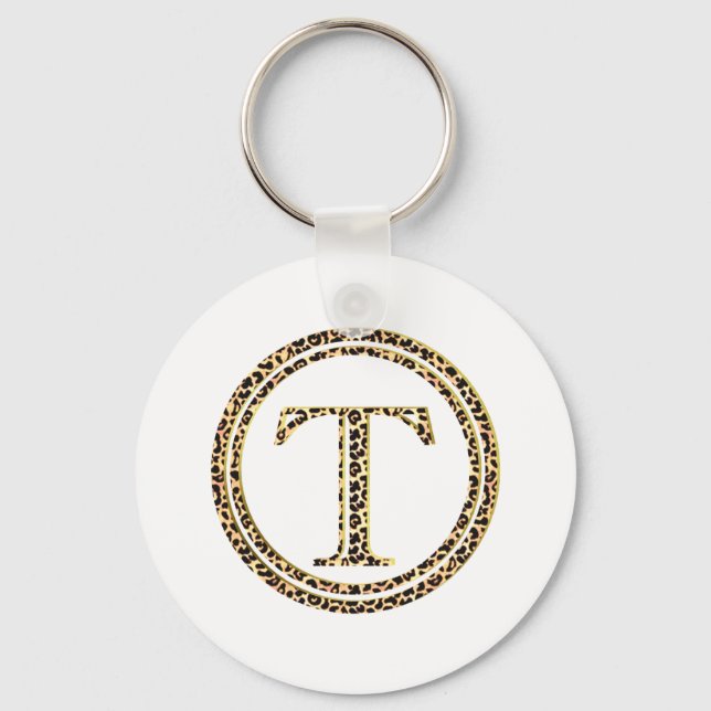 Leopard T Keychain (Front)