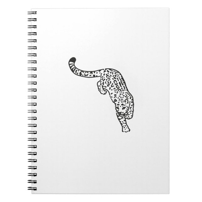 Leopard Tattoo Vintage Notebook (Front)