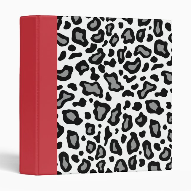 Leopard Teacher's Lesson Plan Office School Binder (Front/Spine)