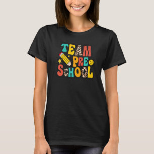 Leopard Team Preschool Teacher Student First Day O T-Shirt