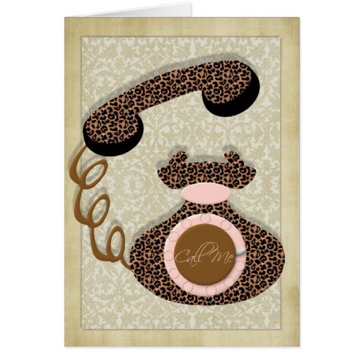 Leopard Telephone Cards (Front)