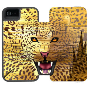 Leopard Territory 1 iPhone SE/5/5s Wallet Case