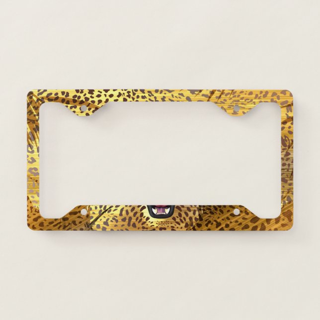 Leopard Territory 1 License Plate Frame (Front)