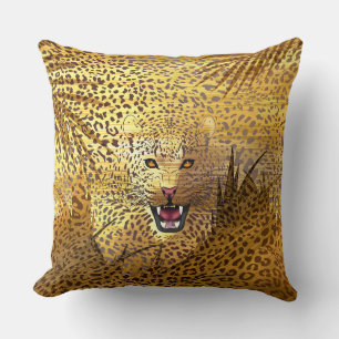 Leopard Territory 1 Throw Pillow