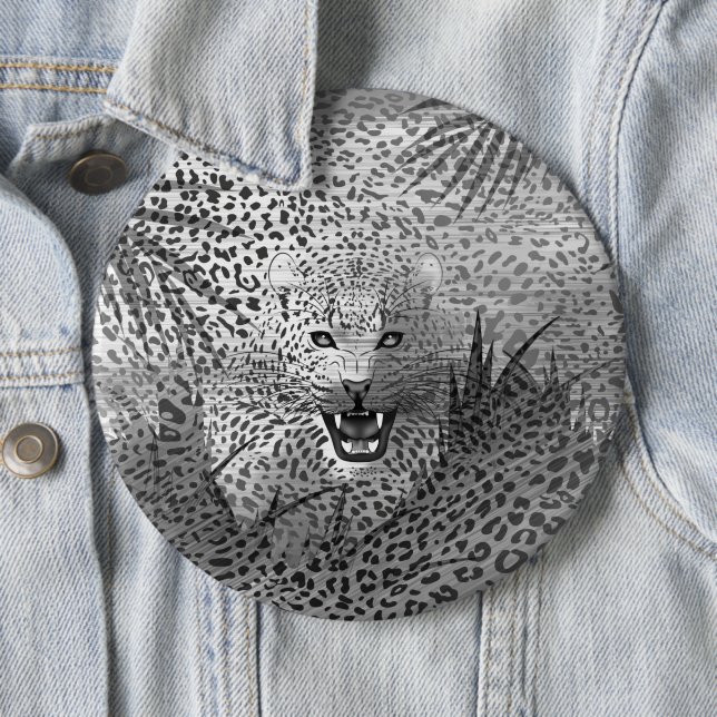 Leopard Territory 2 Button (In Situ)