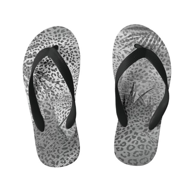Leopard Territory 2 Kid's Flip Flops (Footbed)