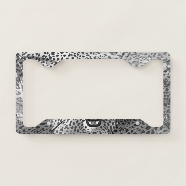 Leopard Territory 2 License Plate Frame (Front)