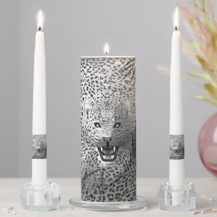Leopard Territory 2 Unity Candle Set