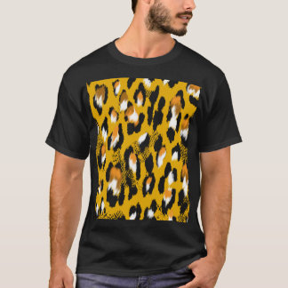 Leopard Texture Animal Print Background T-Shirt