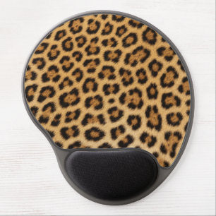 leopard texture fur skin leather animal print patt gel mouse pad