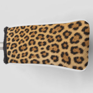 leopard texture fur skin leather animal print patt golf head cover