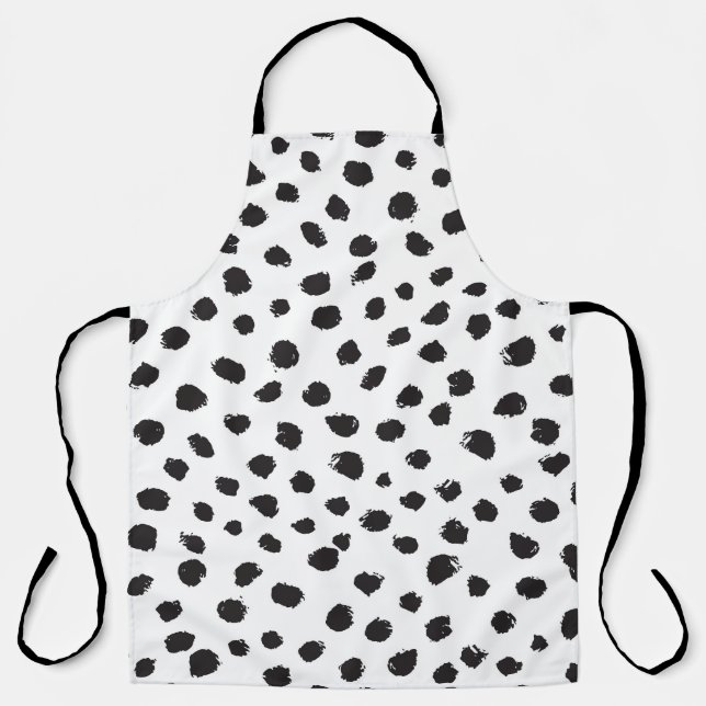 Leopard Texture: Vintage Seamless Pattern. Apron (Front)
