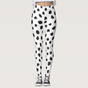 Leopard Texture: Vintage Seamless Pattern. Leggings