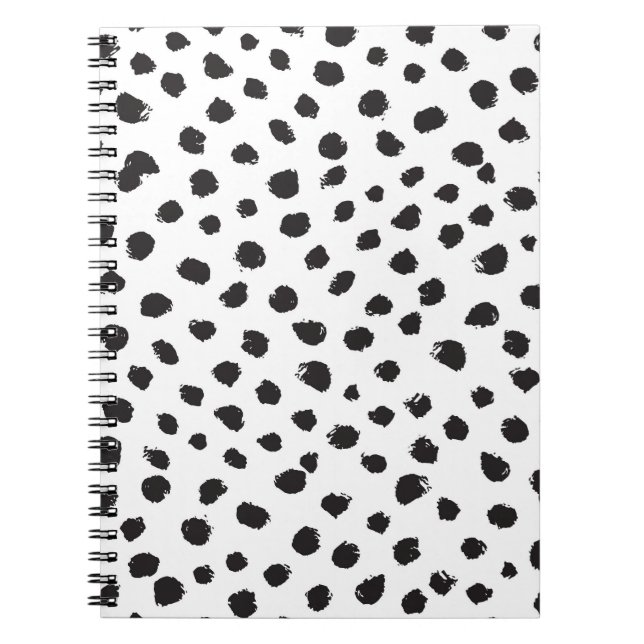 Leopard Texture: Vintage Seamless Pattern. Notebook (Front)